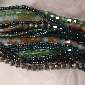 PARK LANE BEADED NECKLACE  AND BRACELET